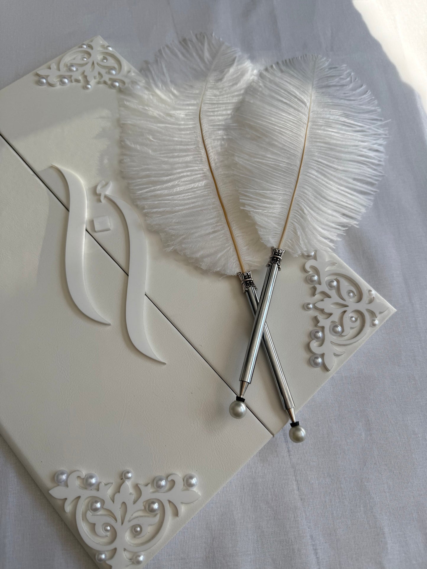 A4 nikkah certificate - feather pen - folder - wedding certificate