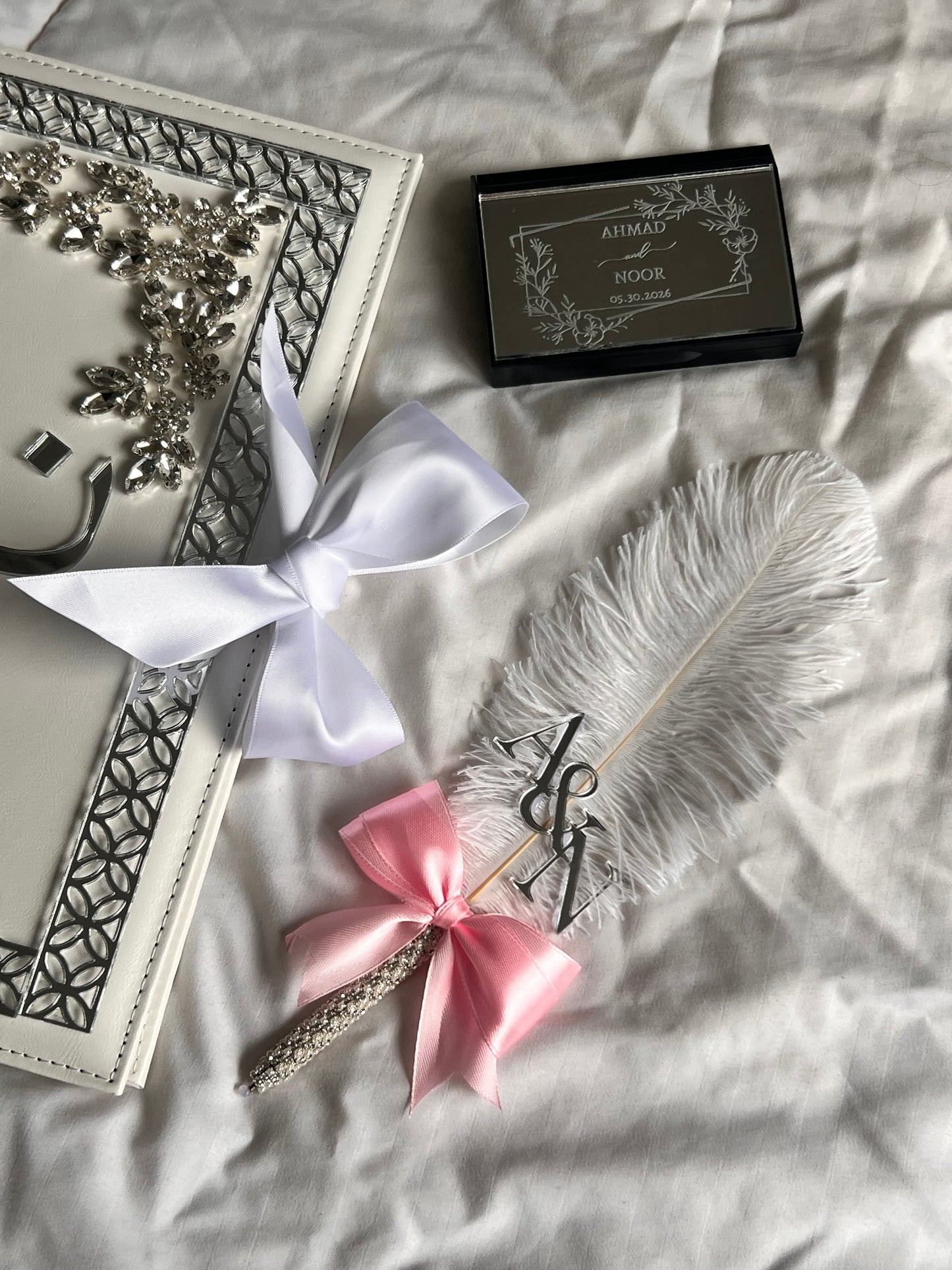 A4 Nikkah Certificate ~ Feather Pen ~ Certificate folder ~ nikkah booklet - nikkah box
