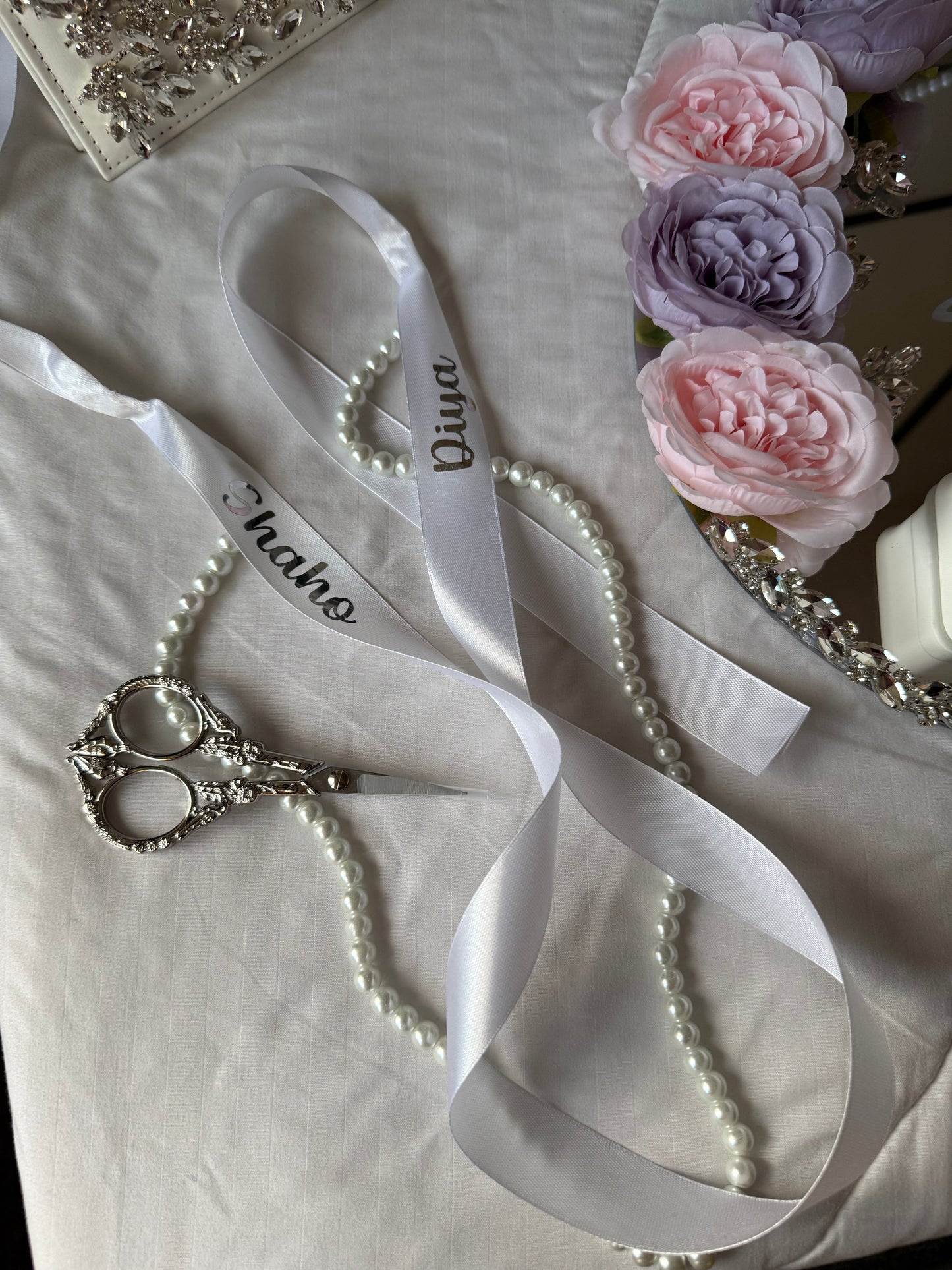 A4 Nikkah bundle - wedding folder - personalised nikkah nama booklet with rhinestones - certificate holder - feather pen