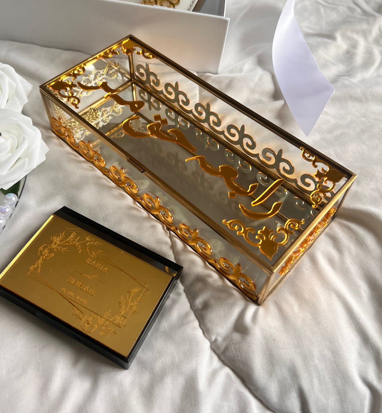 A4 Nikkah Certificate ~ Feather Pen ~ Certificate folder ~ nikkah booklet - haq mehr box