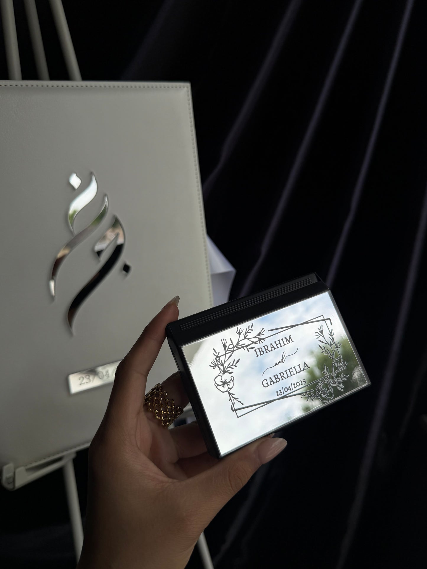 A4 Nikkah booklet - wedding folder - personalised nikkah nama booklet - certificate holder - feather pen