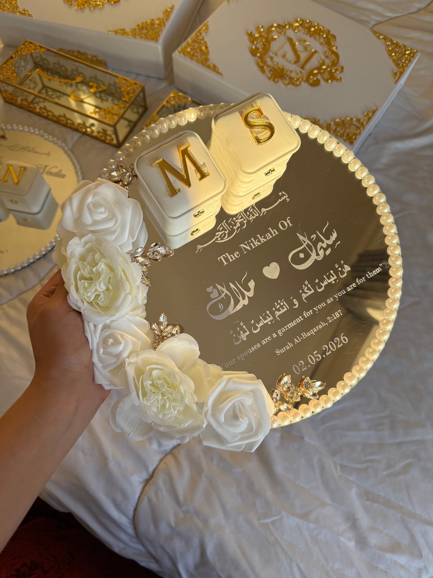 A4 Nikkah Certificate ~ Feather Pen ~ Certificate folder ~ nikkah booklet - nikkah box