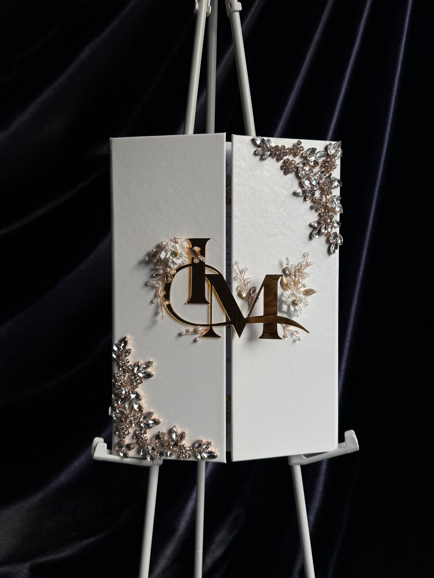 A4 Nikkah booklet - wedding folder - personalised nikkah nama booklet - certificate holder - feather pen