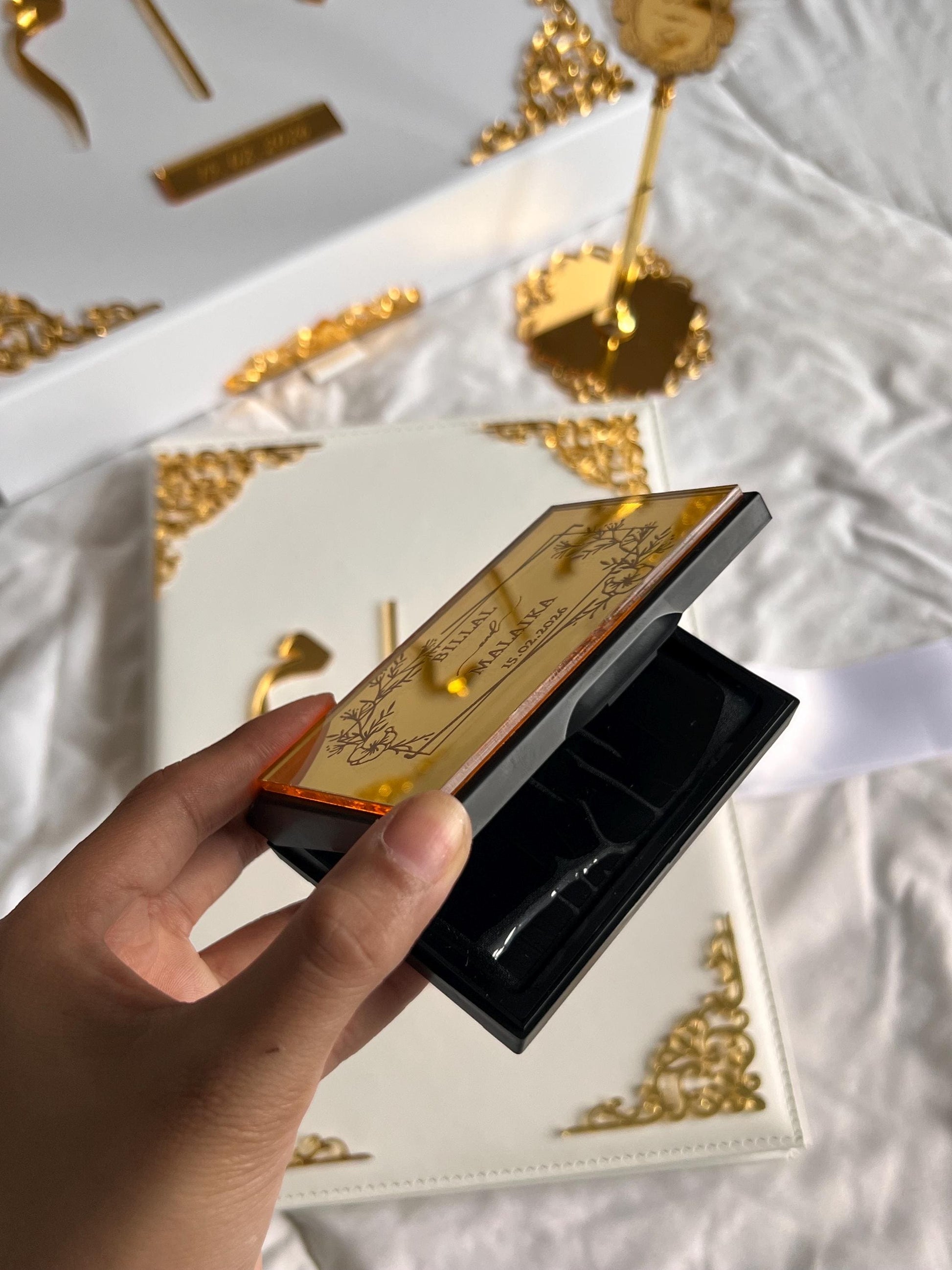 A4 Nikkah Certificate ~ Feather Pen ~ Certificate folder ~ nikkah booklet - nikkah box