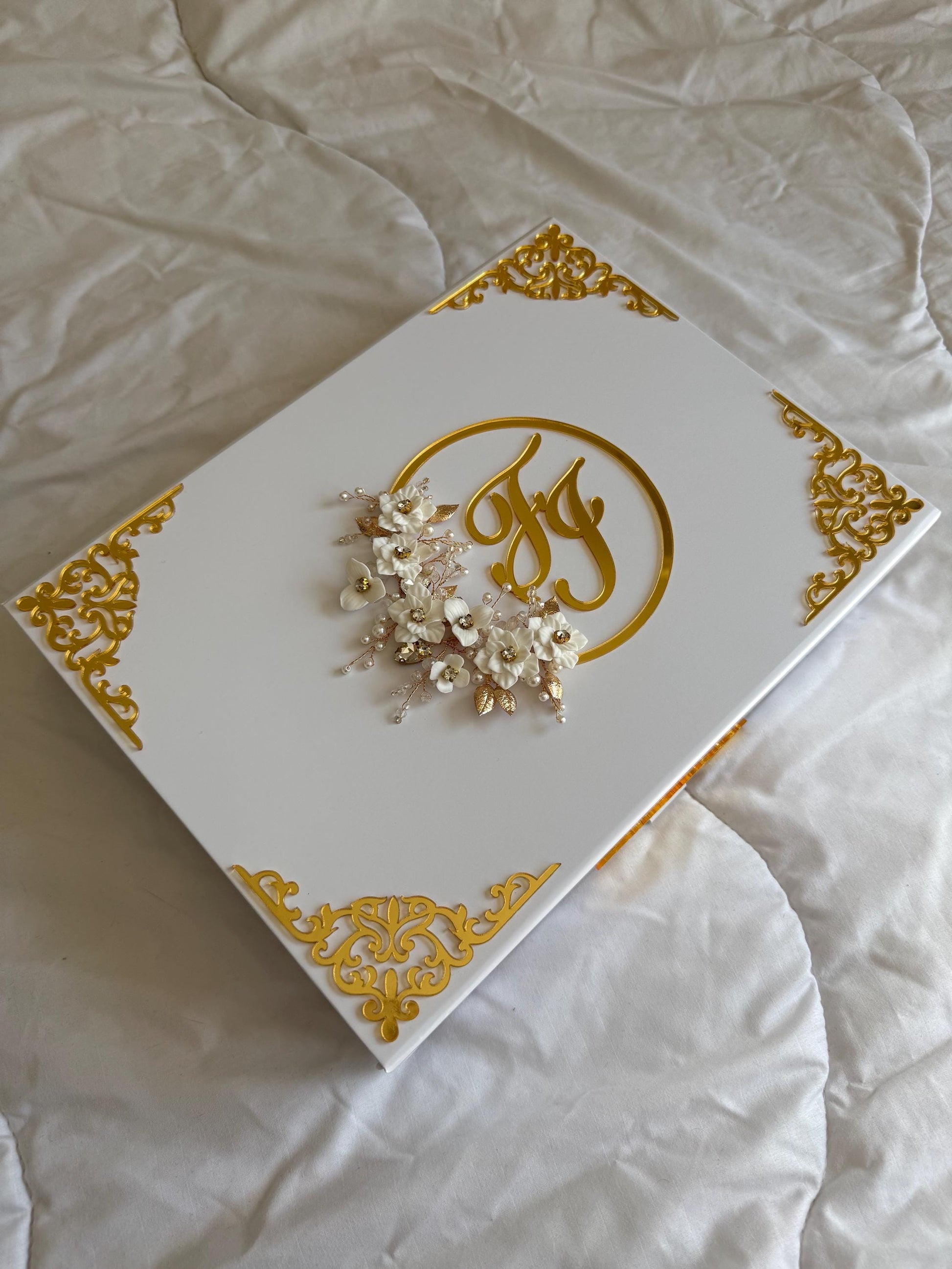 A4 Nikkah Certificate ~ Feather Pen ~ Certificate folder ~ nikkah booklet - nikkah box