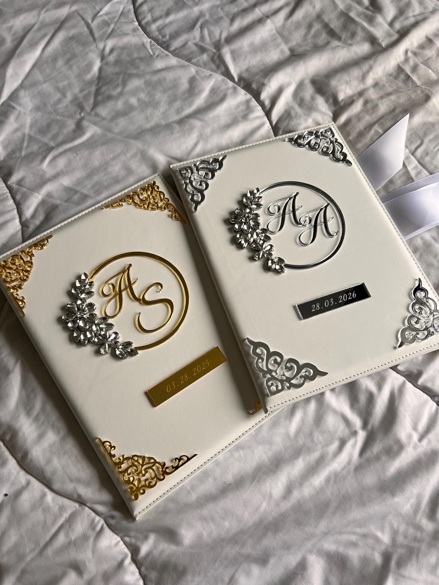 A4 Nikkah Certificate ~ Feather Pen ~ Certificate folder ~ nikkah booklet - nikkah box
