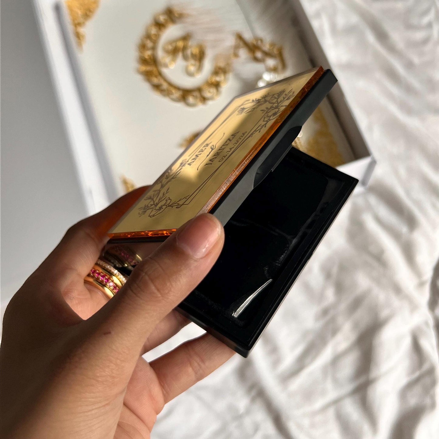 A4 Nikkah Certificate ~ Feather Pen ~ Certificate folder ~ silver nikkah booklet - nikkah box