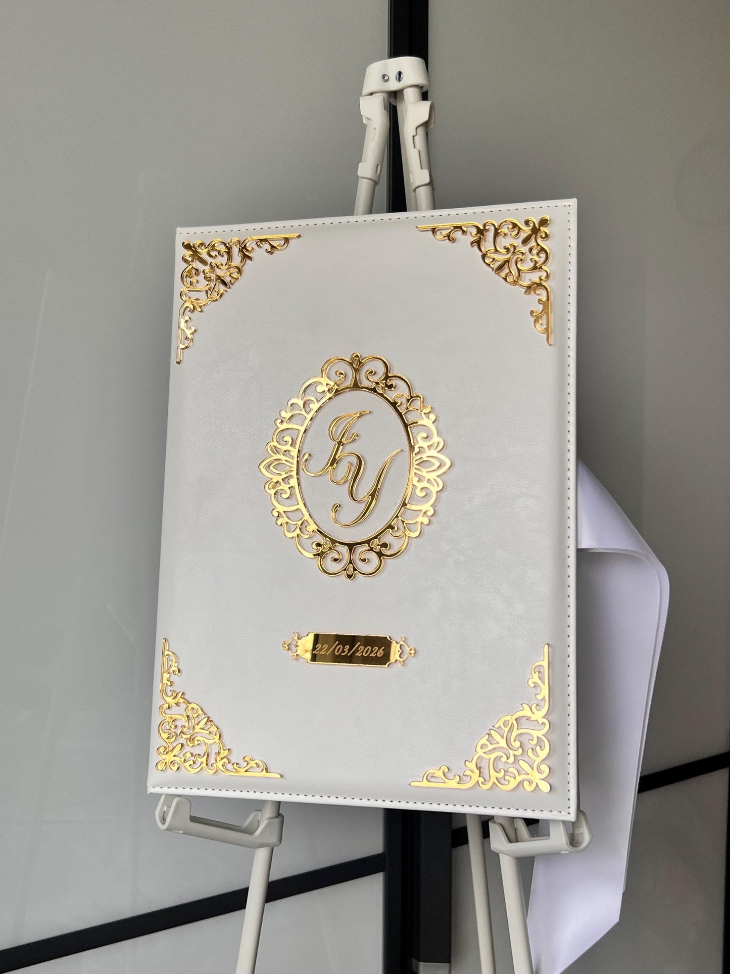 A4 velvet Nikkah booklet - wedding folder - personalised nikkah nama booklet - certificate holder - feather pen