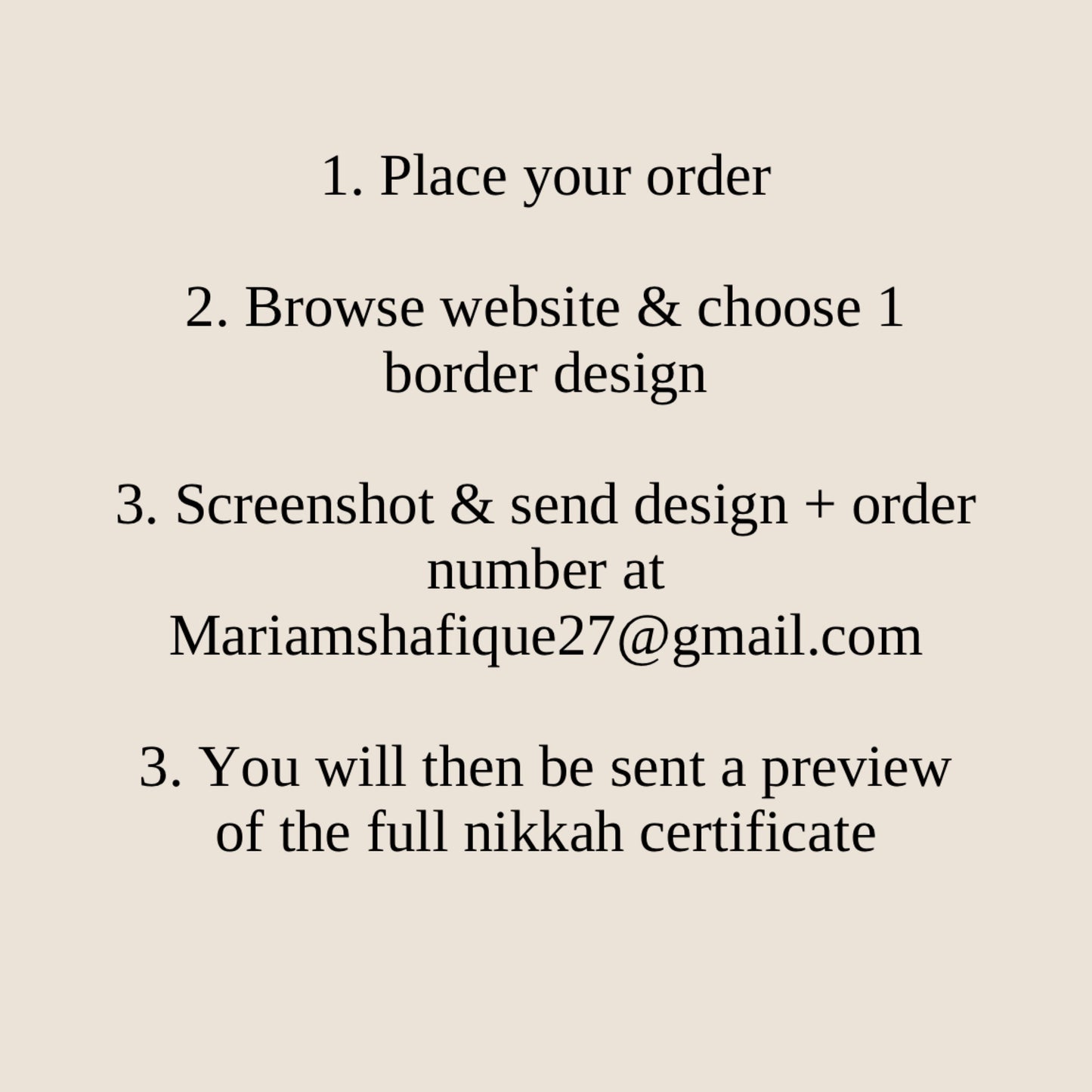 A4/A3 gold acrylic detailed nikkah certificate - feather pen - frame - wedding certificate