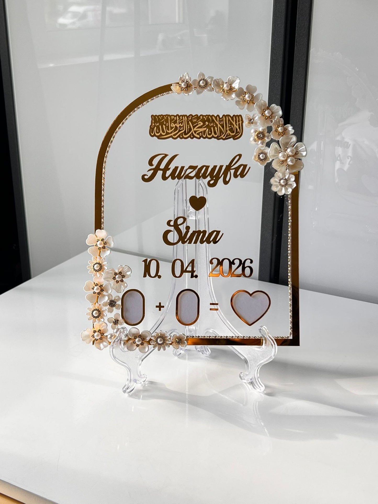 Thumb print plaque