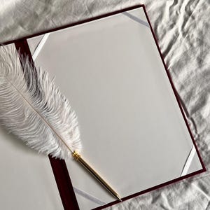 A4 velvet Nikkah booklet - personalised wedding folder - certificate holder